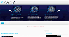 Desktop Screenshot of horoskop.e-zena.com
